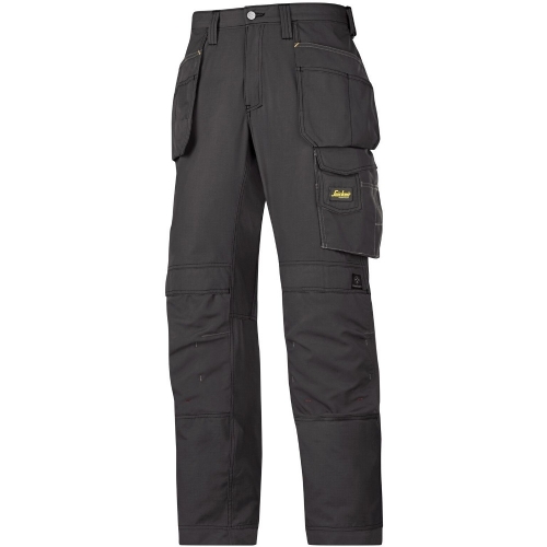 Snickers Mens Ripstop Craftsmen Reinforced Workwear Trousers 36R- Waist 36', Inside Leg 31'