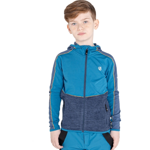 Dare 2b Boys Hasty III Hooded Full Zip Fleece Jacket 5-6 Years- Chest 24', (60cm)