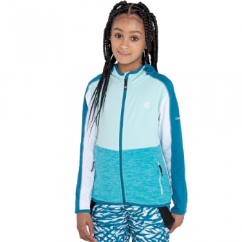 Dare 2b Girls Hasty III Hooded Full Zip Fleece Jacket 11-12 Years- Chest 28-31', (71-78cm)