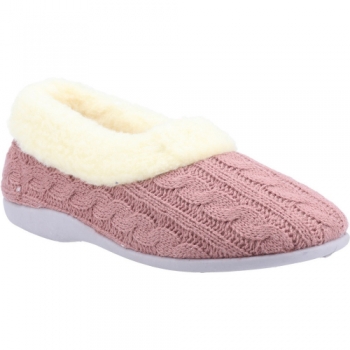 Fleet & Foster Womens Sarina Slip On Knitted Warm Slippers UK Size 3 (EU 36)