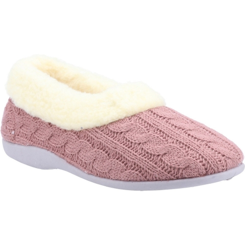 Fleet & Foster Womens Sarina Slip On Knitted Warm Slippers UK Size 3 (EU 36)