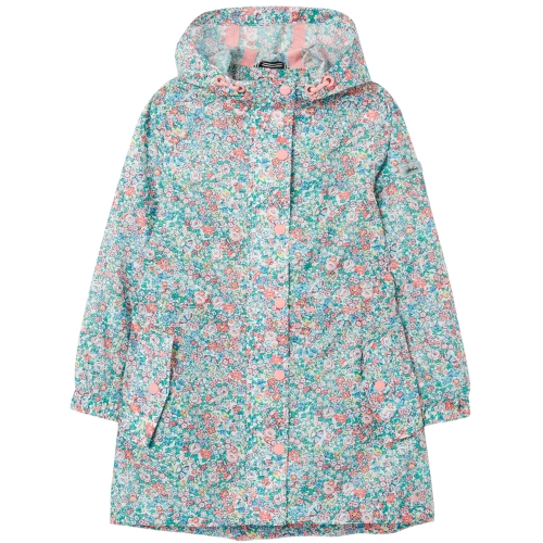 Joules Girls Golightly Hooded Waterproof Packable Coat 5 Years- Chest 23.5', (59cm)