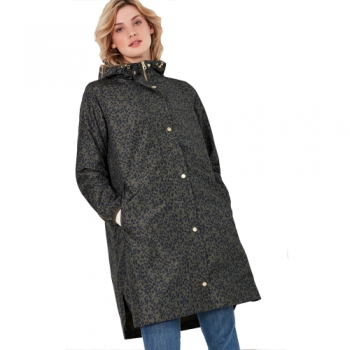 Joules Womens Waybridge Relaxed Fit Waterproof Coat UK 10- Bust 35', (89cm)