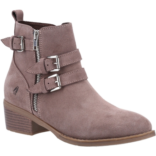 Hush Puppies Womens Jenna Suede Zip Up Ankle Boots UK Size 4 (EU 37)