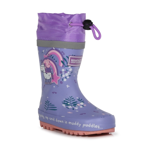 Regatta Boys & Girls Peppa Splash Wellington Boots UK Size 12 (EU 31)