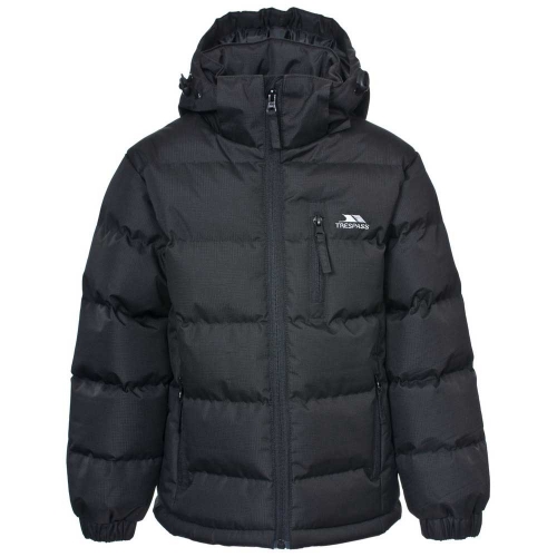 Trespass Boys Tuff Padded Lined Jacket Black