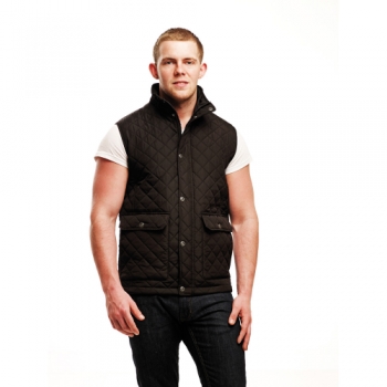 Regatta Mens Tyler Quited Bodywarmer Gilet TRA810 Black