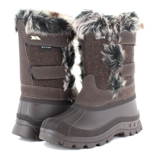 TrespassWomens/Ladies Brace Waterproof Fleece Lined Winter Snow Boots UK Size 7 (EU 40, US 9)