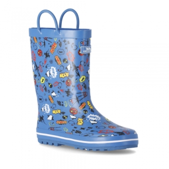 Trespass Boys Apolloton Printed Pull On Wellington Boot UK Size 12 (EU 31, US 13)