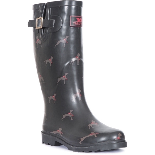 Trespass Womens Samira Full Length Printed Wellington Boots UK Size 5 (EU 38)