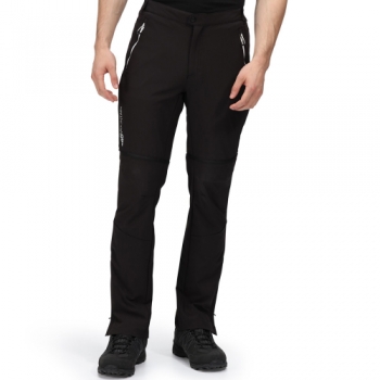 Regatta Mens Mountain Zip Off Stretchy Walking Trousers 34R - Waist 34' (86.5cm), Inside Leg 32'