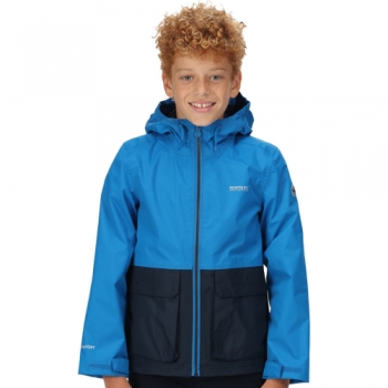 Regatta Boys Hywell Waterproof Durable Hooded Jacket 11-12 Years - Chest 75-79cm