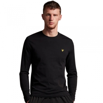 Lyle & Scott Mens Long Sleeve Regular Fit Cotton T Shirt L - Chest 40-42' (101-106cm)