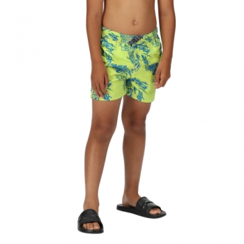 Regatta Boys Skander II Camoflauge Quick Dry Swim Shorts 14/15 Years - Waist 73-76cm (Height 164-170cm)