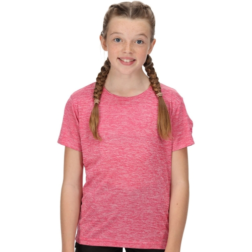 Regatta Girls Fingal Quick Drying Short Sleeve T Shirt 14 Years- Chest 34', (86cm)