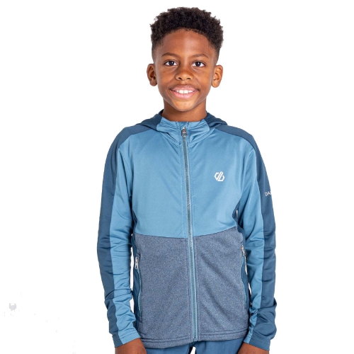 Dare 2B Boys Hastily Core Stretch Quick Dry Full Zip Hoodie 11-12 Years - Chest 75-79cm (Height 146-152cm)