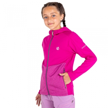 Dare 2B Girls Hastily Core Stretch Quick Dry Full Zip Hoodie 15 Years - Chest 86-98cm (Height 164-170cm)