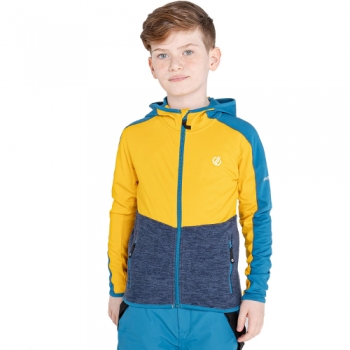 Dare 2b Boys Hasty III Hooded Full Zip Fleece Jacket 15-16 Years- Chest 34-35-36', (86-89-92cm)