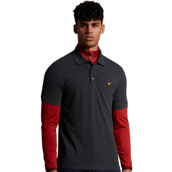 Lyle & Scott Mens Plain Organic Cotton Polo Shirt M - Chest 38-40' (96-101cm)