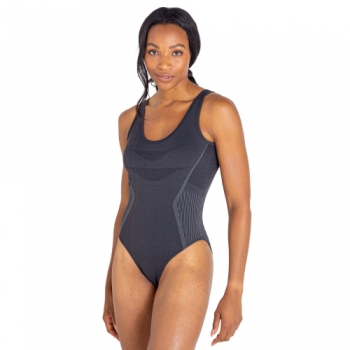 Dare 2B Womens Dont Sweat It Scoop Back Swimming Costume M- UK 12