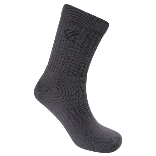 Dare 2b Mens 3 Pack Ribbed Cuff Essential Sport Socks UK Size 6-8