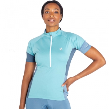 Dare 2B Womens Compassion II Reflective Cycling Jersey Top UK 12- Bust 36', (92cm)