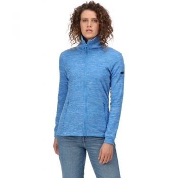 Regatta Womens Everleigh Marl Full Zip Jumper 8 - Bust 32' (81cm)