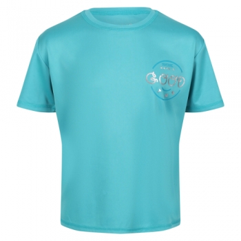 Regatta Girls Alvarado VI Quick Drying Short Sleeve T Shirt 11-12 Years- Chest 30-31', (75-79cm)