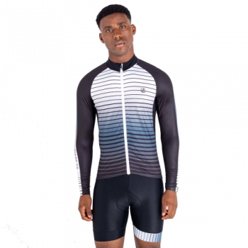 Dare 2B Mens AEP Virtuos Full Zip Long Sleeve Cycling Top L- Chest 42', (107cm)