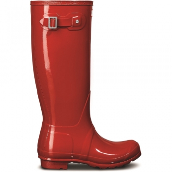 Hunter Womens Original Tall Height Gloss Wellington Boots UK Size 5 (EU 38)