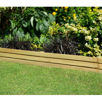 Forest Garden Slatted Edging 120cm (Pack of 3)