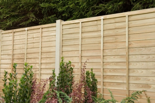 Forest Garden Pressure Treated Superlap Fence Panel 6ft x 5ft (1.83m x 1.52m)