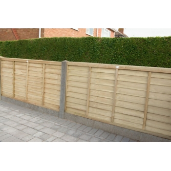 Forest Garden Pressure Treated Superlap Fence Panel 6ft x 3ft (1.83m x 0.91m)