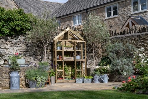 Forest Garden Georgian Tall Wall Greenhouse with Auto Vent