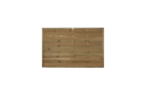 Forest Garden Pressure Treated Decorative Europa Plain Fence Panel (1.8m x 1.2m)