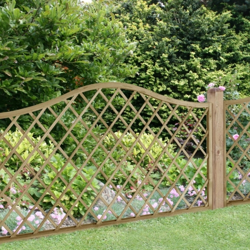 Forest Garden Pressure Treated Europa Hamburg Garden screen (1.8m x 0.9m)