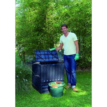 Garantia Eco King Composter 400 Litres (Black)