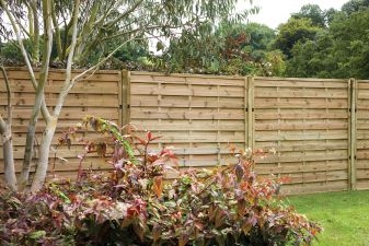 Forest Garden Pressure Treated Decorative Europa Plain Fence Panel (1.8m x 1.5m)