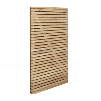 Forest Garden Double Slatted Gate 6ft (1.83m)