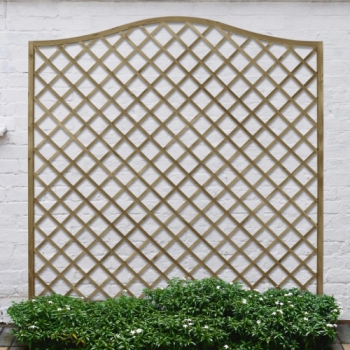 Forest Garden Pressure Treated Europa Hamburg Garden screen (1.8m x 1.8m)