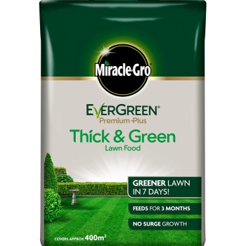 Miracle Gro EverGreen Premium Plus Thick & Green Lawn Food 8kg / 400m2