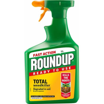 Roundup Fast Action Ready to Use Total Weedkiller - 1L