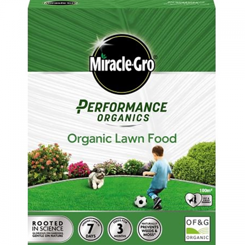 Miracle Gro Performance Organics Lawn Food - 2.7kg / 100m2