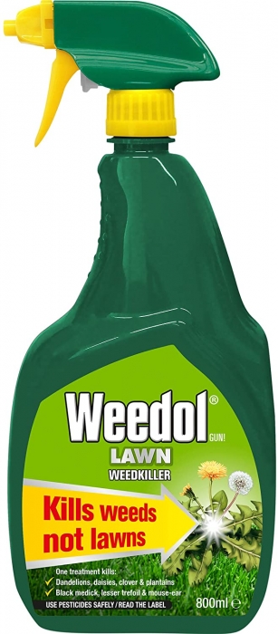 Weedol Gun Lawn Weedkiller - 800 ml