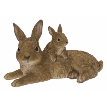 Vivid Arts Real Life Mother & Baby Rabbit - Size B