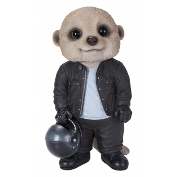 Vivid Arts Baby Meerkat Motor Cyclist - Size D