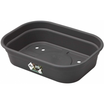 Elho Green Basics Grow Tray Small 24cm (Living Black)