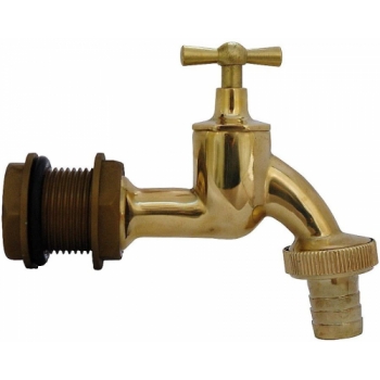 Garantia Brass Tap 3/4" With Tank Screw Connection