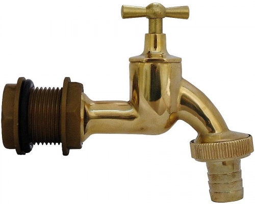 Garantia Brass Tap 3/4" With Tank Screw Connection