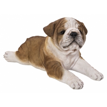 Vivid Arts Real Life Laying Bulldog Puppy - Size A